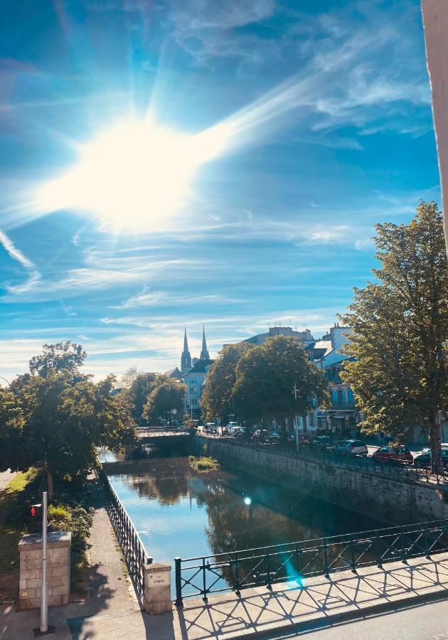 Quimper: T3 Avec Vue Cathedrale Proche Gare Daire Dış mekan fotoğraf
